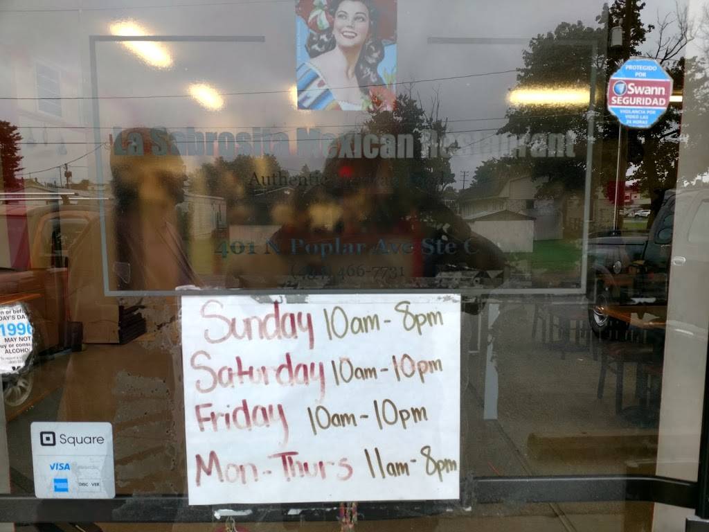 Taqueria La Sabrosita | restaurant | 401 N Poplar Ave C, Waynesboro, VA 22980, USA | 4344667731 OR +1 434-466-7731