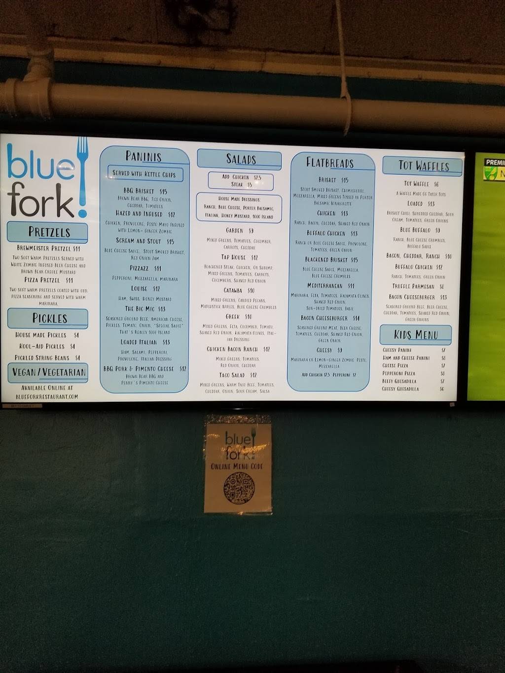 Blue Fork Restaurant | restaurant | 933 Louise Ave Suite 105, Charlotte, NC 28204, USA | 7045192328 OR +1 704-519-2328