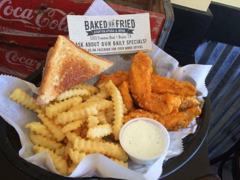 Baked or Fried | restaurant | 311 Church Ave, College Station, TX 77840, USA | 9792560371 OR +1 979-256-0371