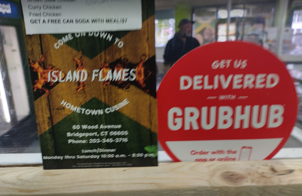 Island Flames | restaurant | 60 Wood Ave, Bridgeport, CT 06605, USA | 2033453716 OR +1 203-345-3716