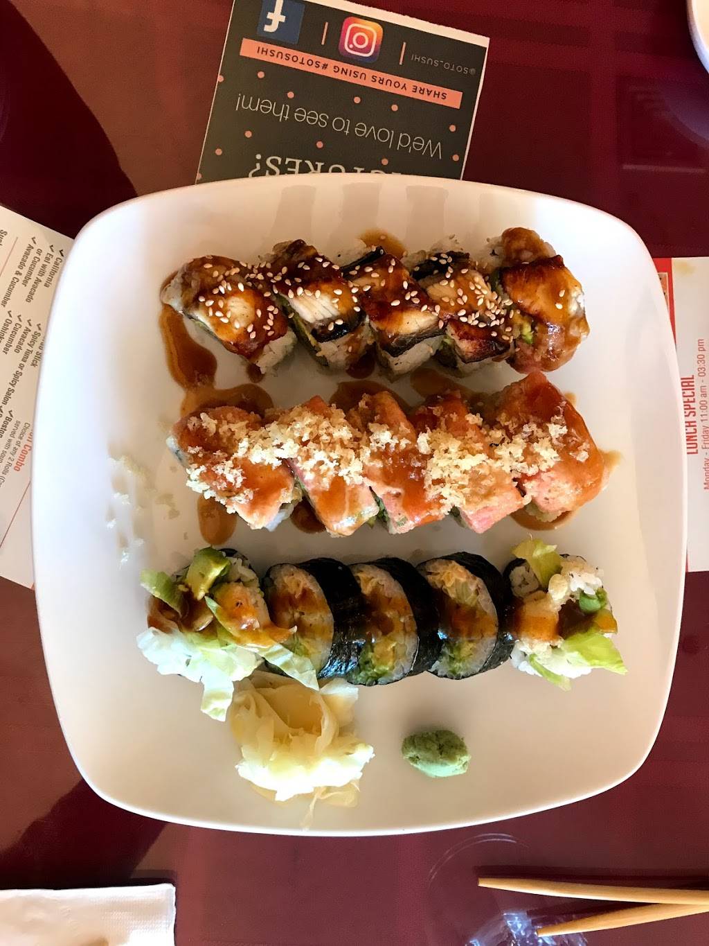 Soto Sushi | restaurant | 188 W Old Country Rd, Hicksville, NY 11801, USA | 5165131809 OR +1 516-513-1809