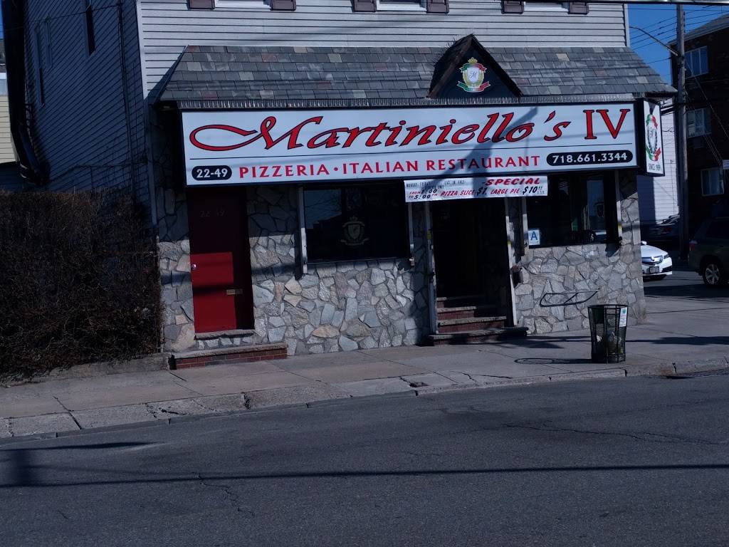 Martiniellos Pizzeria IV | meal delivery | 2533 2249 College Point Blvd, Flushing, NY 11356, USA | 7186613344 OR +1 718-661-3344