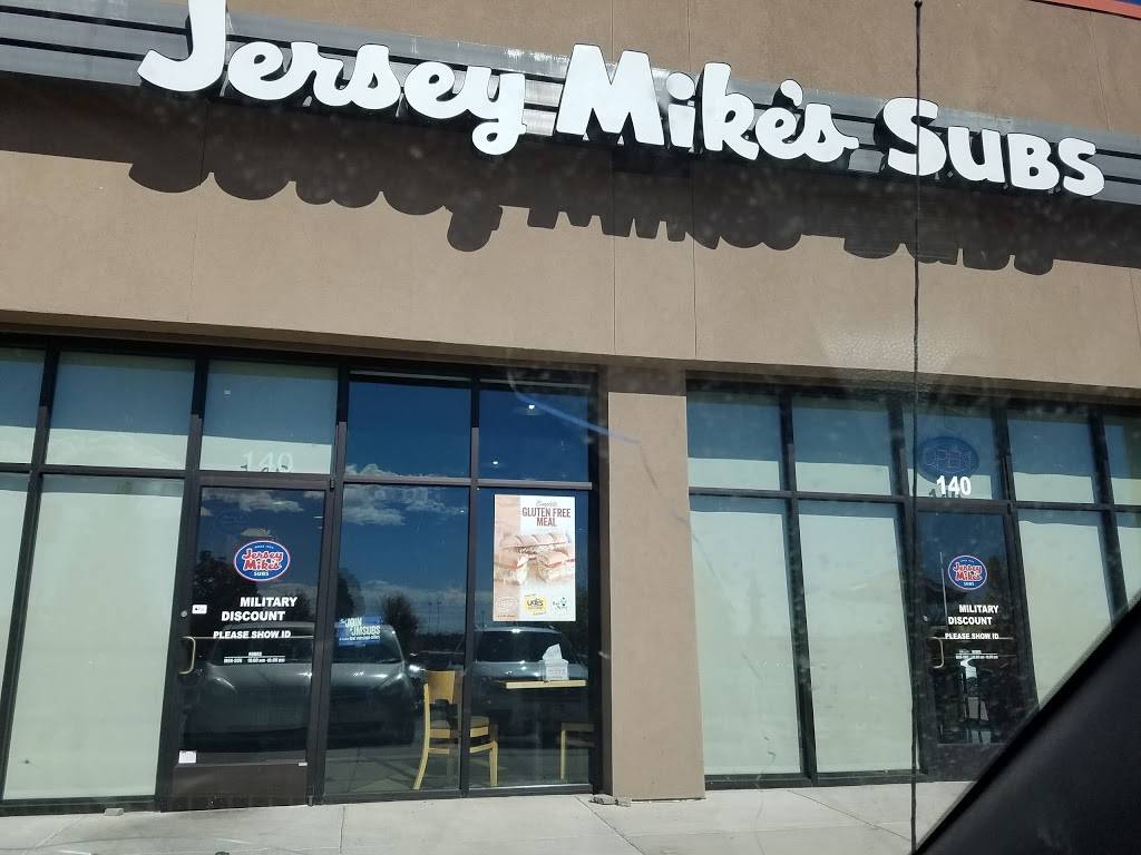 Jersey Mikes Subs | meal takeaway | 6825 Mesa Ridge Pkwy #150, Fountain, CO 80817, USA | 7194344718 OR +1 719-434-4718