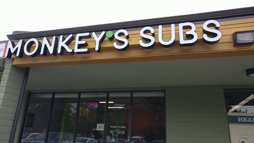 Monkeys Subs Tigard | restaurant | 12194 SW Scholls Ferry Rd, Tigard, OR 97223, USA | 9716016425 OR +1 971-601-6425