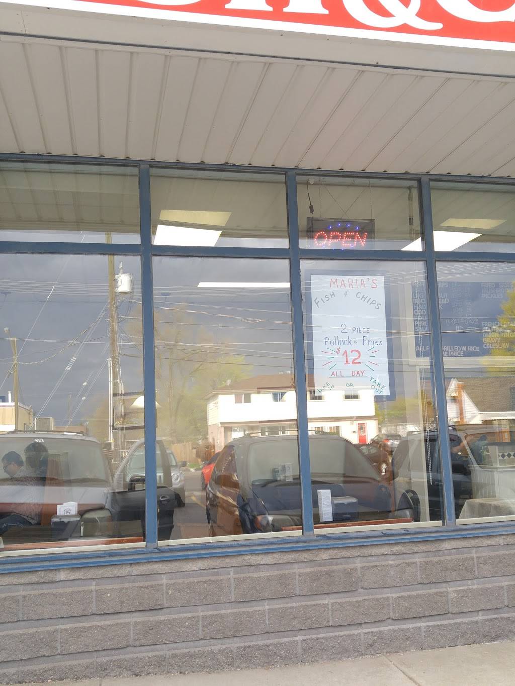 Marias Fish & Chips | restaurant | 71 Charing Cross St #1, Brantford, ON N3R 2H4, Canada | 5197592228 OR +1 519-759-2228