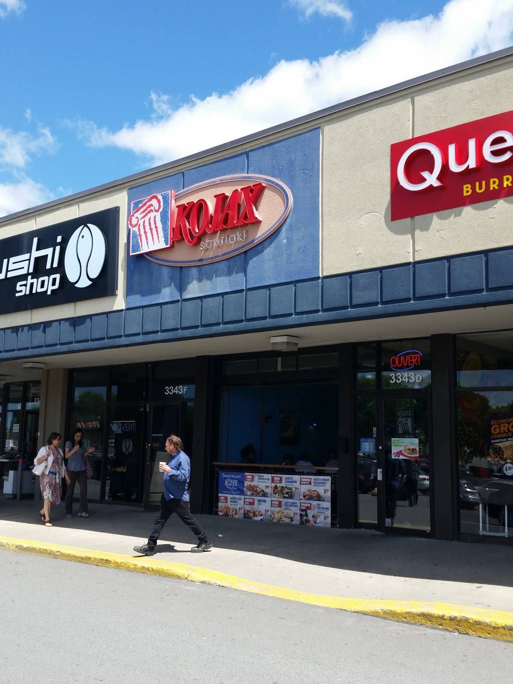 Kojax Souflaki | restaurant | 3343 Boulevard des Sources, Dollard-des-Ormeaux, QC H9B 1Z8, Canada | 5144217474 OR +1 514-421-7474