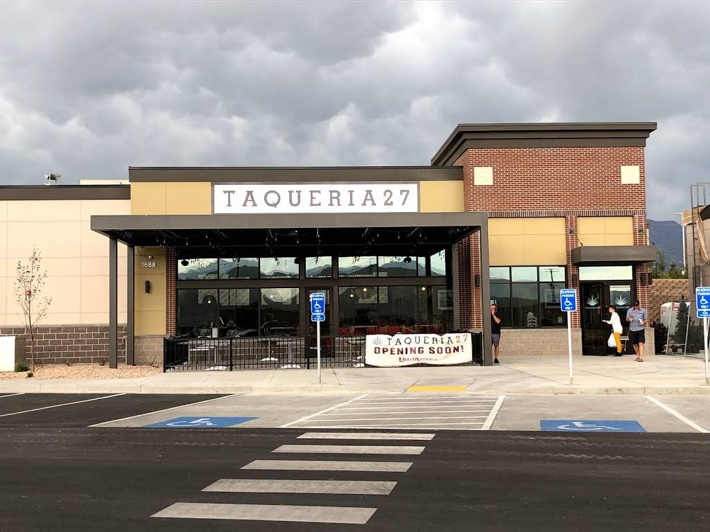 Taqueria 27 Lehi | restaurant | 1688 W Traverse Pkwy, Lehi, UT 84043, USA | 8013318033 OR +1 801-331-8033