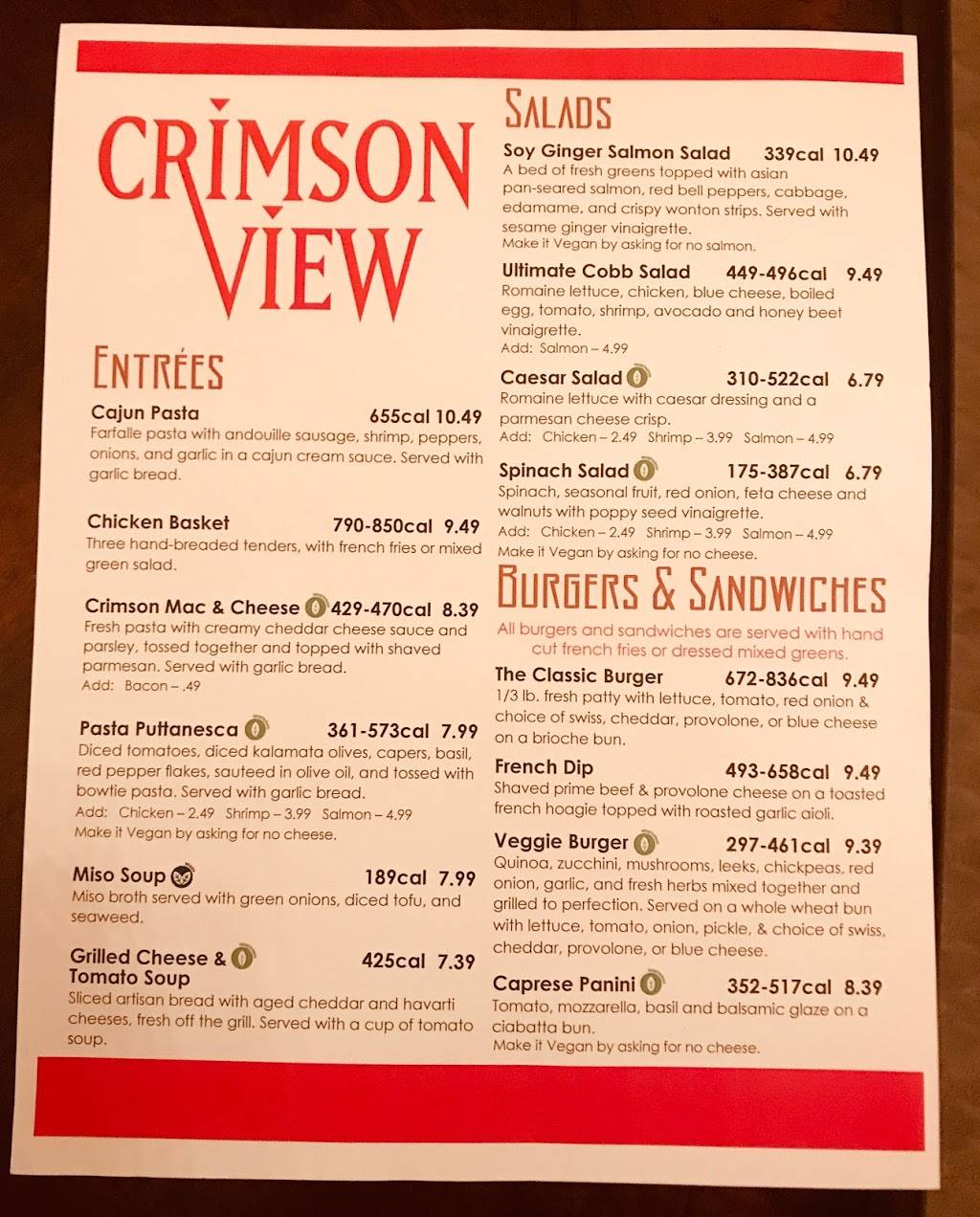 Crimson View Fine Dining Restaurant | restaurant | 200 Central Campus Dr, Salt Lake City, UT 84112, USA | 8015818191 OR +1 801-581-8191