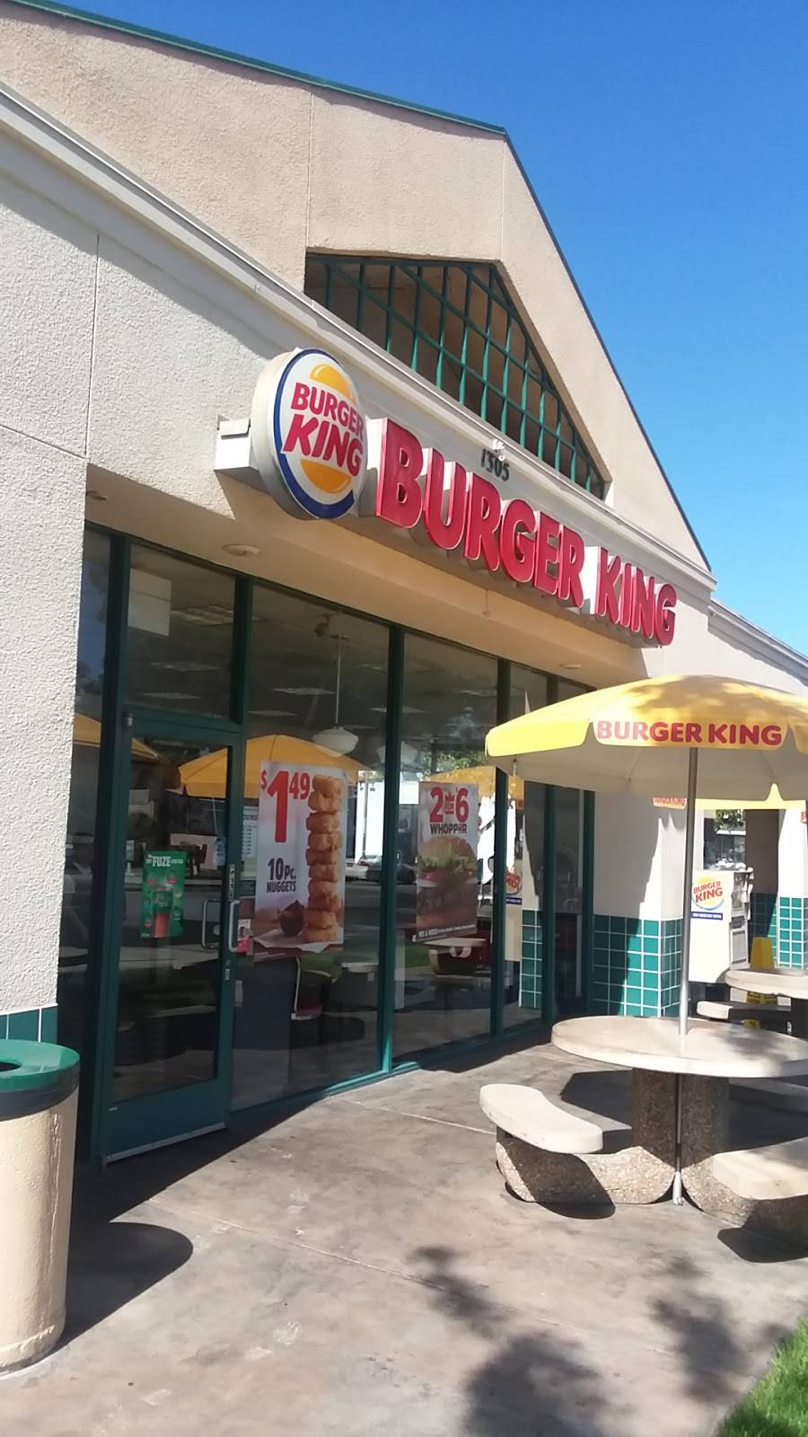 Burger King | restaurant | 1305 N Bascom Ave, San Jose, CA 95128, USA | 4082611169 OR +1 408-261-1169