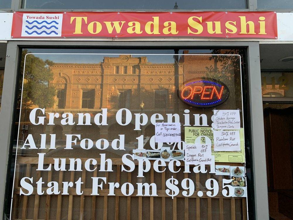 Towada Sushi | meal takeaway | 112 S B St, San Mateo, CA 94401, USA | 6504583268 OR +1 650-458-3268