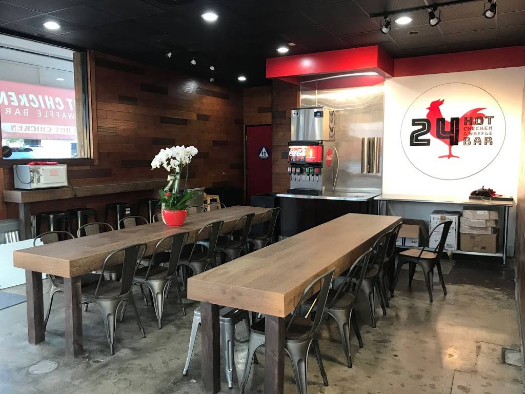 24 Hot Chicken & Waffle Bar | meal takeaway | 12048 Ventura Blvd, Studio City, CA 91604, USA | 8188243842 OR +1 818-824-3842