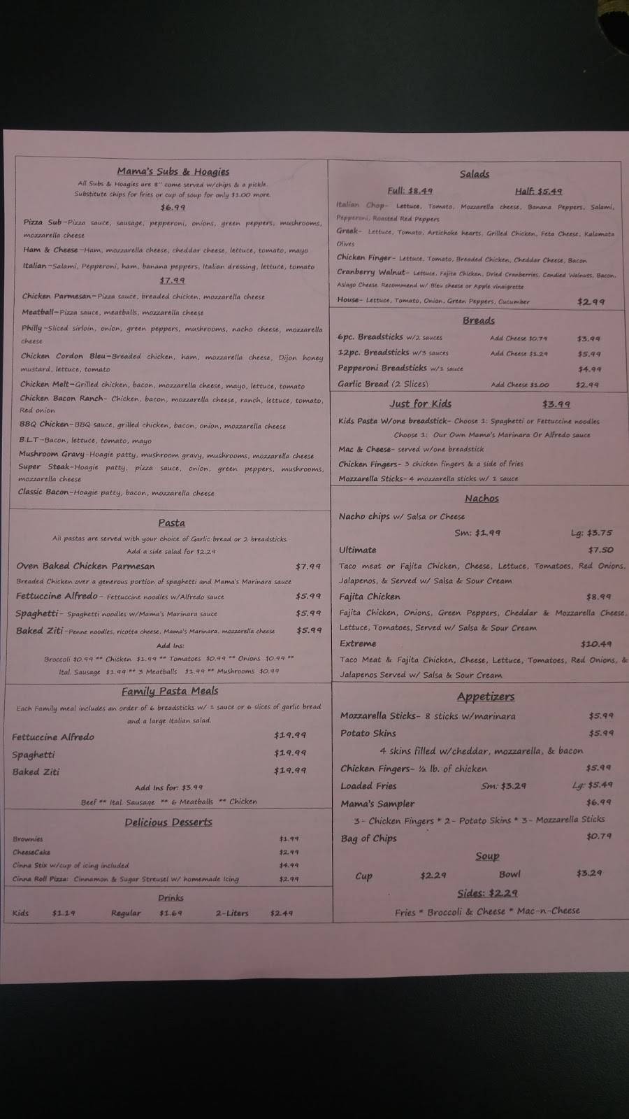 Mama nitas Pizza | restaurant | 1506 1, 2, N State St, Greenfield, IN 46140, USA | 3173189977 OR +1 317-318-9977