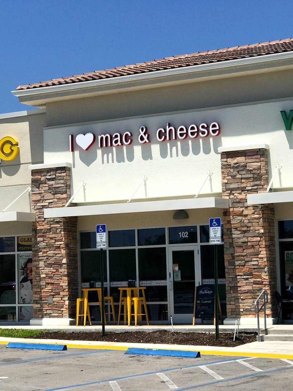 I Heart Mac & Cheese | restaurant | 15999 Pines Blvd #102, Pembroke Pines, FL 33027, USA | 9545442588 OR +1 954-544-2588