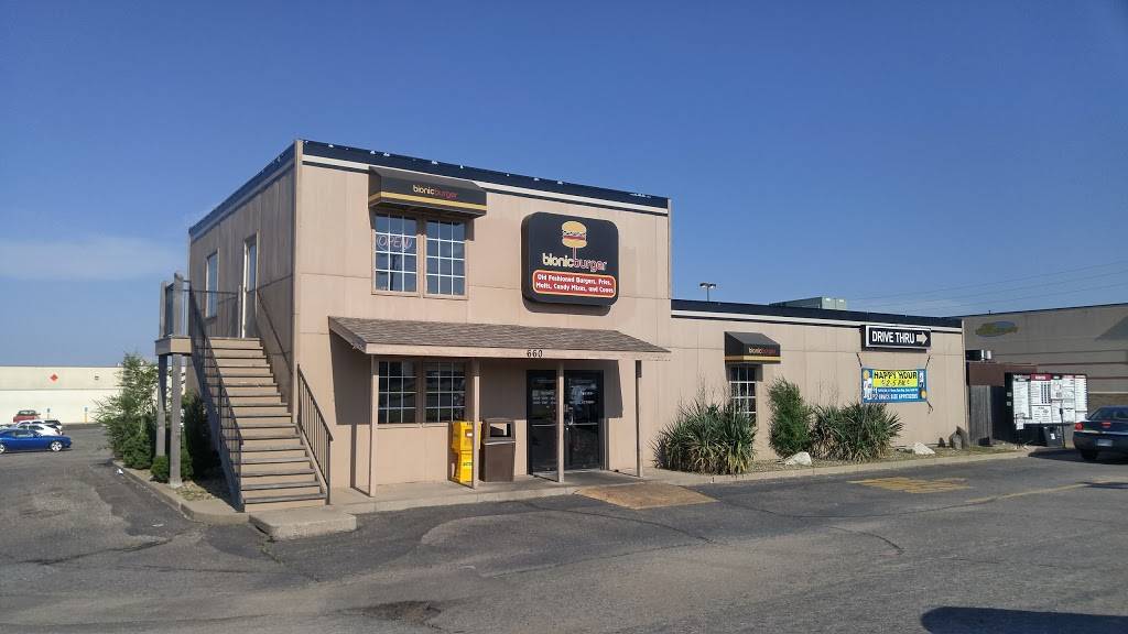 Bionic Burger Hamburgers | restaurant | 660 N Ridge Rd #101, Wichita, KS 67212, USA | 3169453838 OR +1 316-945-3838