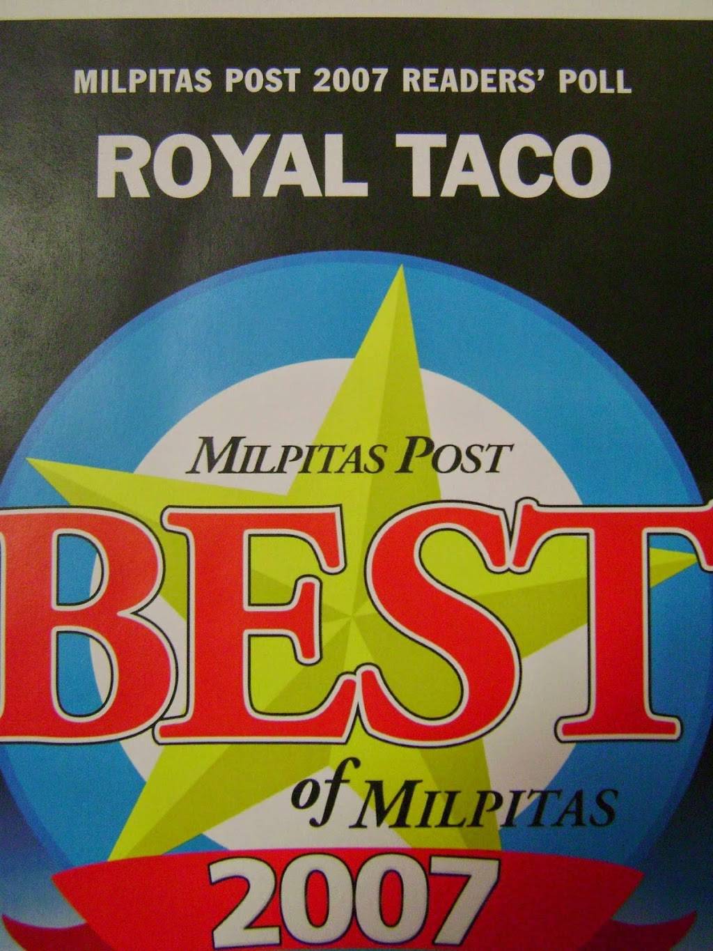 Royal Taco | restaurant | 1469 Landess Ave, Milpitas, CA 95035, USA | 4089462197 OR +1 408-946-2197