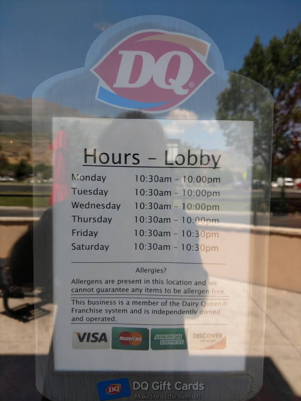 Dairy Queen Grill & Chill | restaurant | 813 E 800 N, Orem, UT 84097, USA | 8012243434 OR +1 801-224-3434