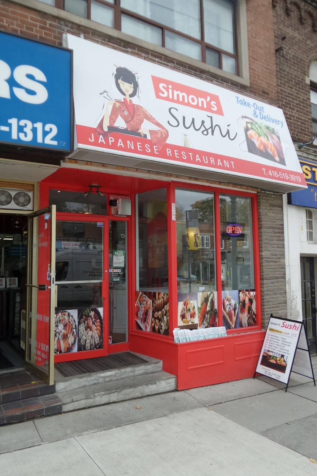 Simons Sushi | restaurant | 883 Eglinton Ave W, York, ON M6C 2C1, Canada | 4165193919 OR +1 416-519-3919