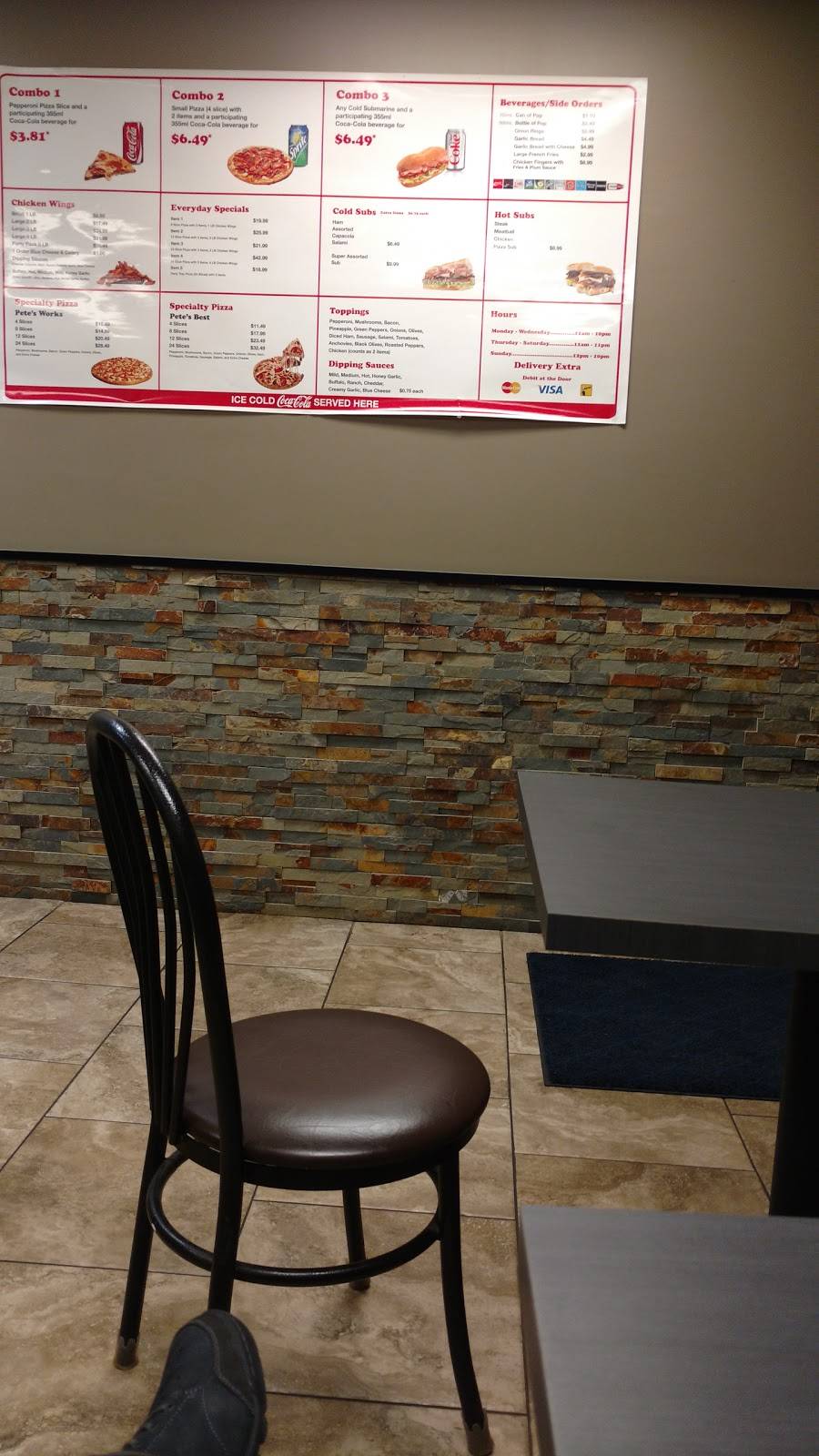 Petes Pizza | restaurant | 111 Lakeshore Rd, St. Catharines, ON L2N 2T6, Canada | 9056462222 OR +1 905-646-2222