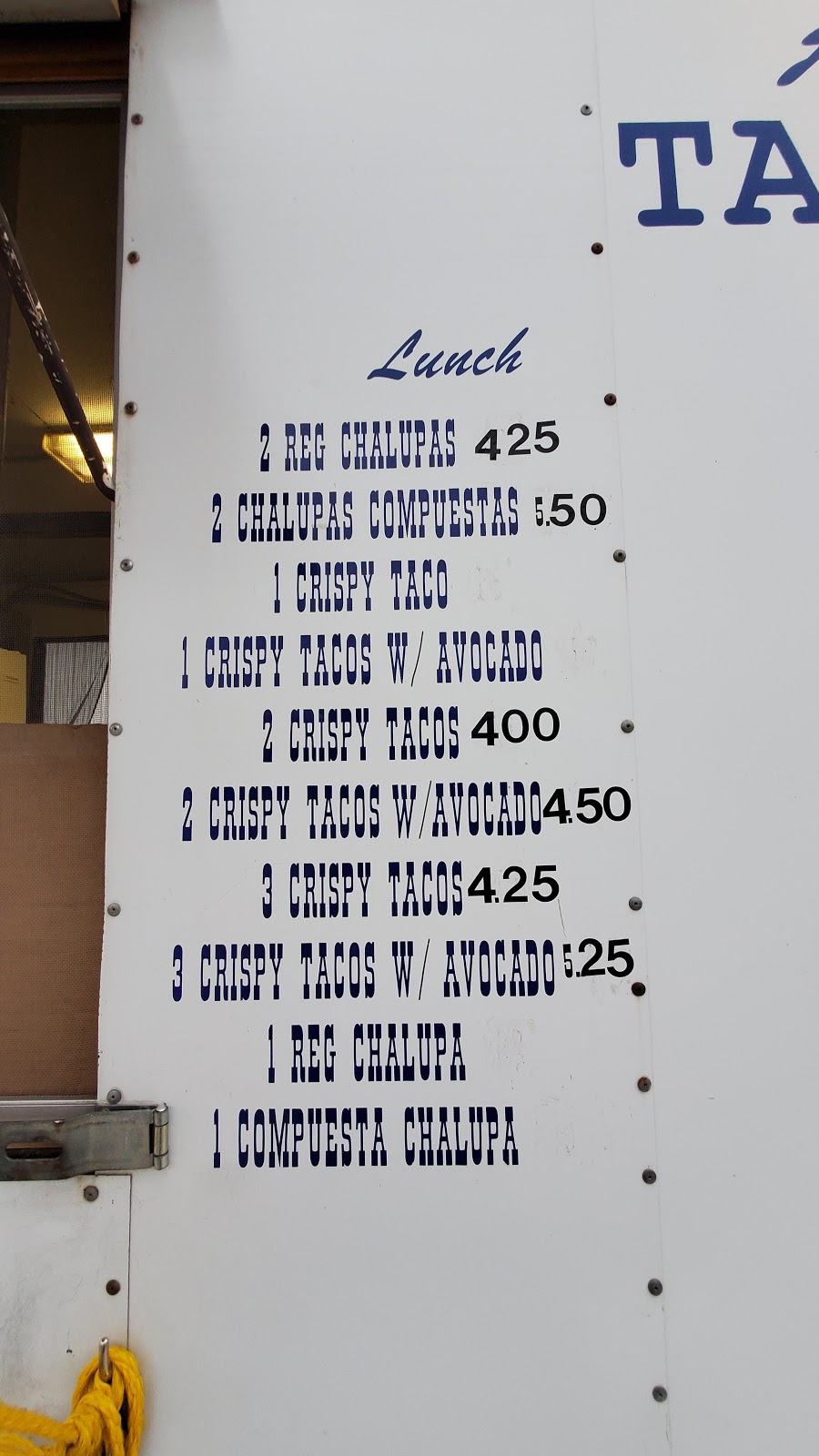 Andrews Tacos | restaurant | 700 Division Ave, San Antonio, TX 78225, USA | 2102247313 OR +1 210-224-7313