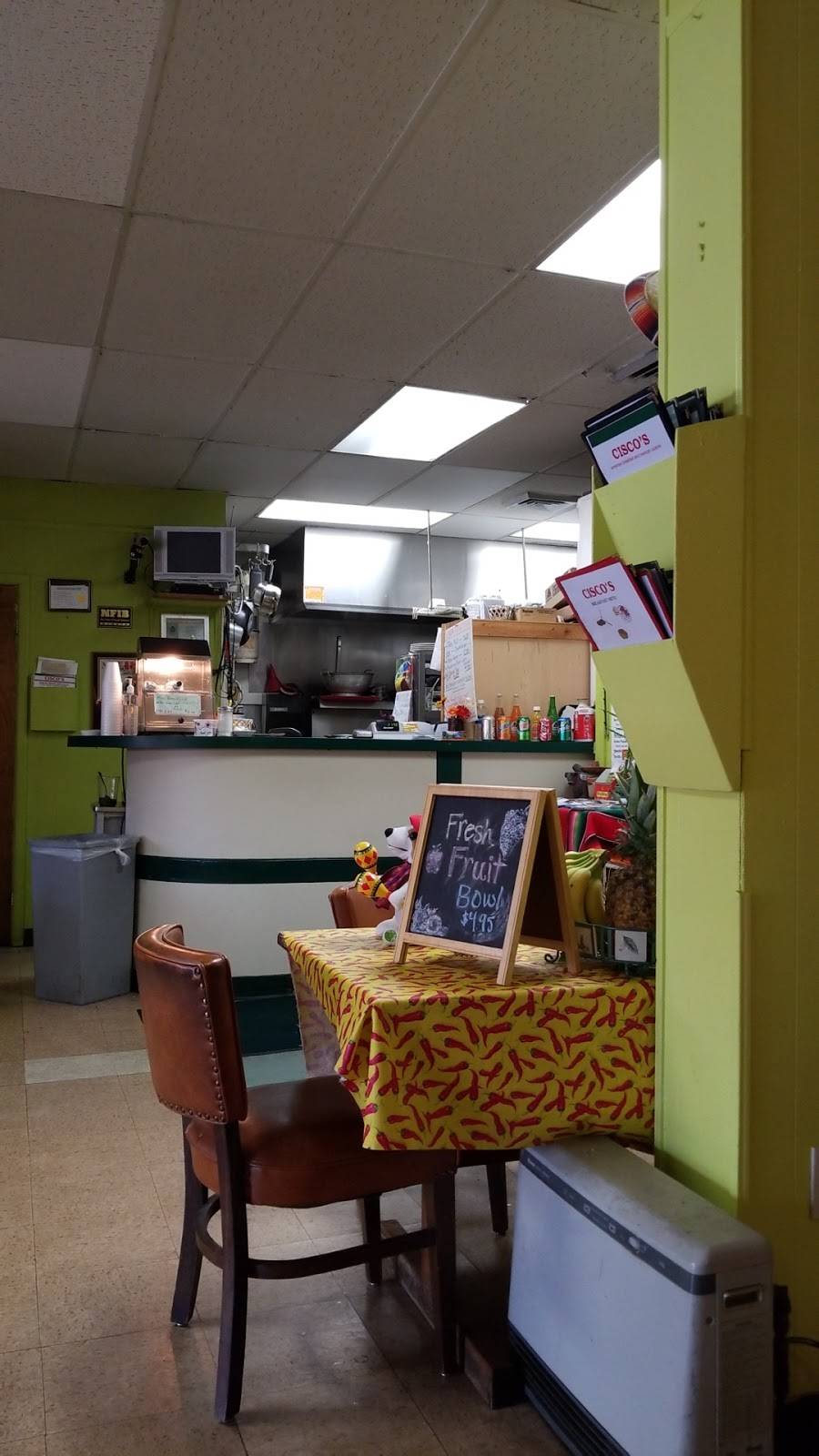 Ciscos Restaurant | restaurant | 254 Hartford Ave, Newington, CT 06111, USA | 8606660703 OR +1 860-666-0703