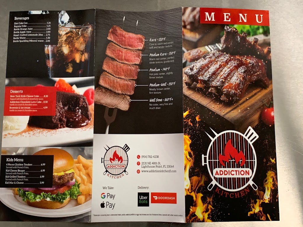 Addiction Kitchen | restaurant | 2131 NE 48th St, Lighthouse Point, FL 33064, USA | 9547824238 OR +1 954-782-4238