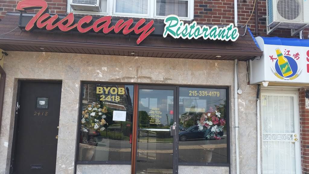 Tuscany Ristorante | restaurant | 2418 Rhawn St, Philadelphia, PA 19152, USA | 2153314179 OR +1 215-331-4179