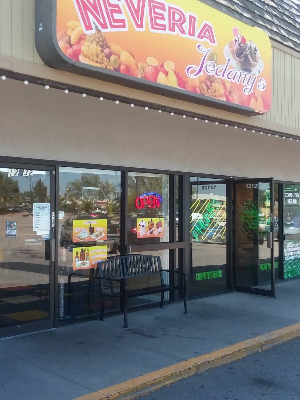 Neveria Jedanys | meal takeaway | 12132 E Mississippi Ave, Aurora, CO 80012, USA | 7206908141 OR +1 720-690-8141