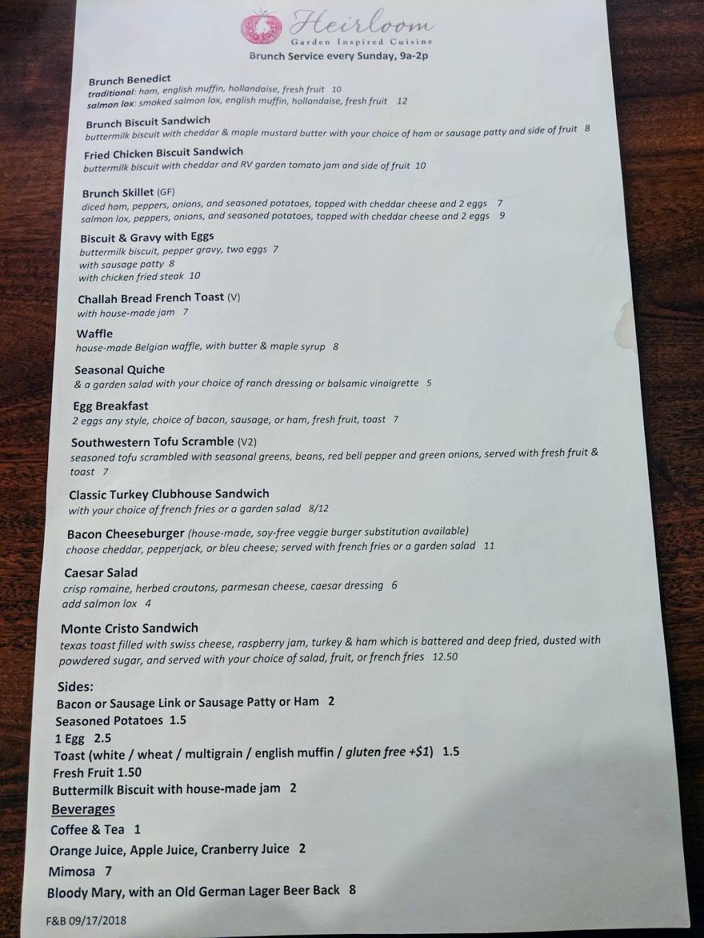 Heirloom Restaurant | restaurant | 13505 SE River Rd, Portland, OR 97222, USA | 5036523040 OR +1 503-652-3040