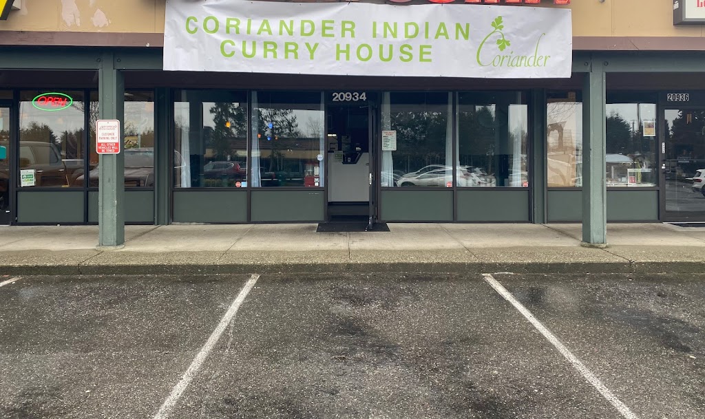 Coriander Indian Curry House | restaurant | 20934 108th Ave SE, Kent, WA 98031, USA | 2538521425 OR +1 253-852-1425