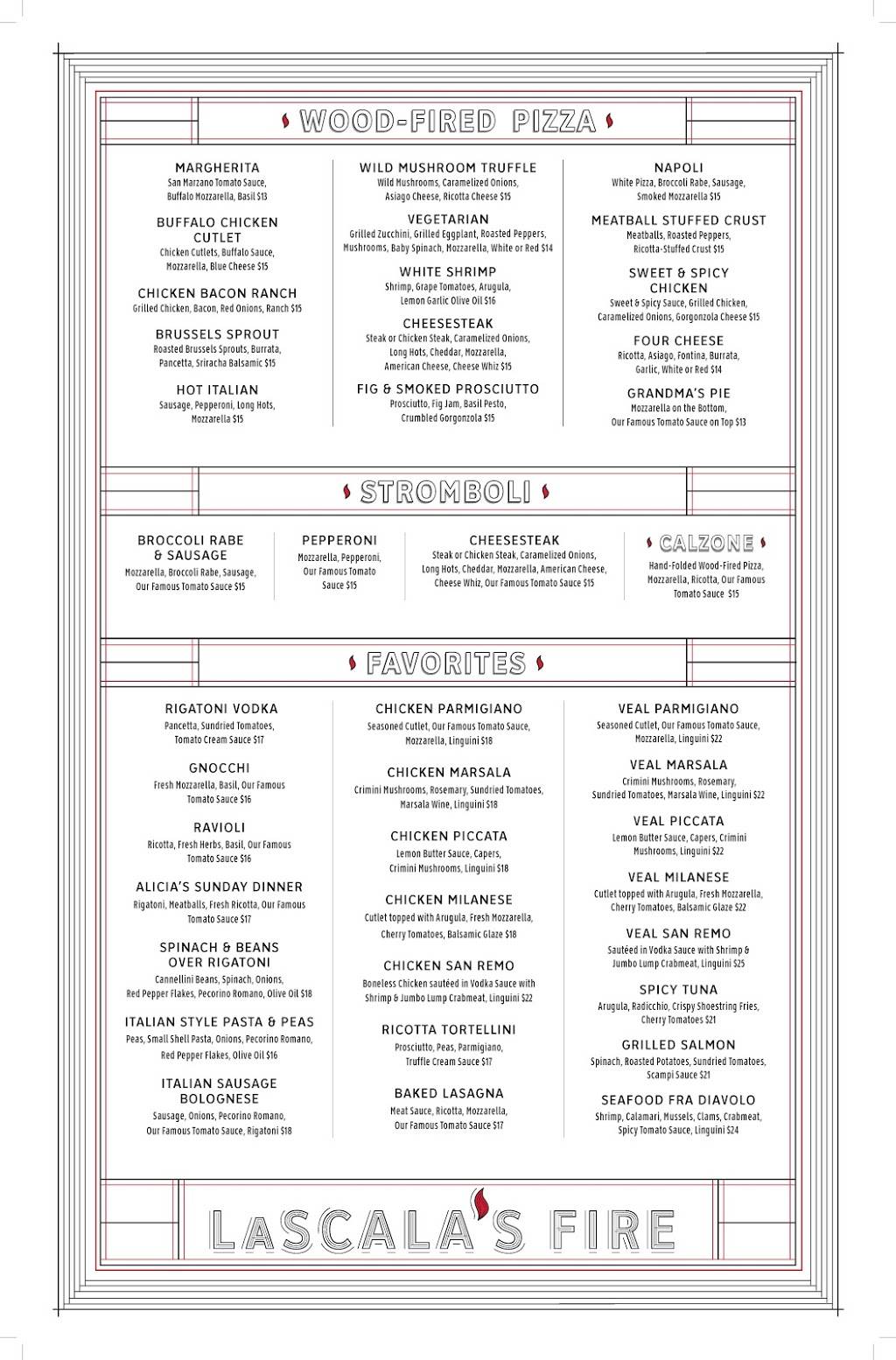 LaScalas Fire Villanova | restaurant | 789 E Lancaster Ave, Villanova, PA 19085, USA | 4843833339 OR +1 484-383-3339