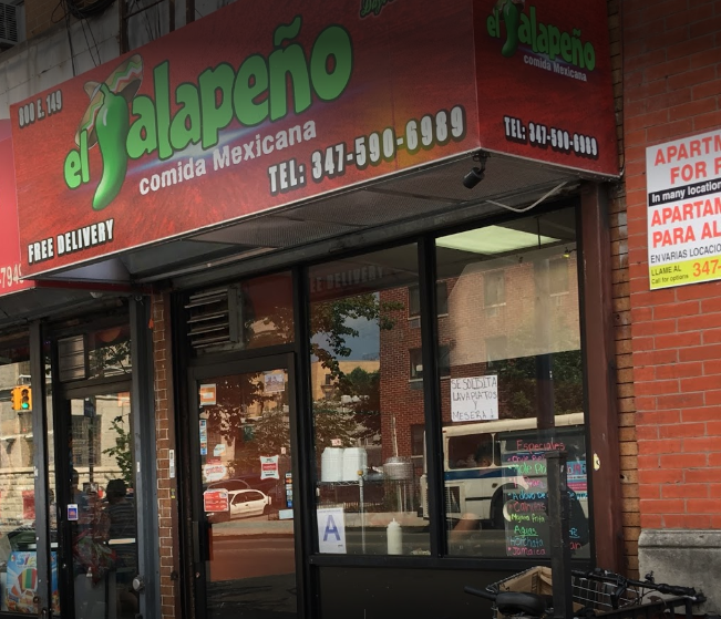 El Jalapeño Bronx New york | restaurant | 800 E 149th St, The Bronx, NY 10455, USA | 3475906989 OR +1 347-590-6989