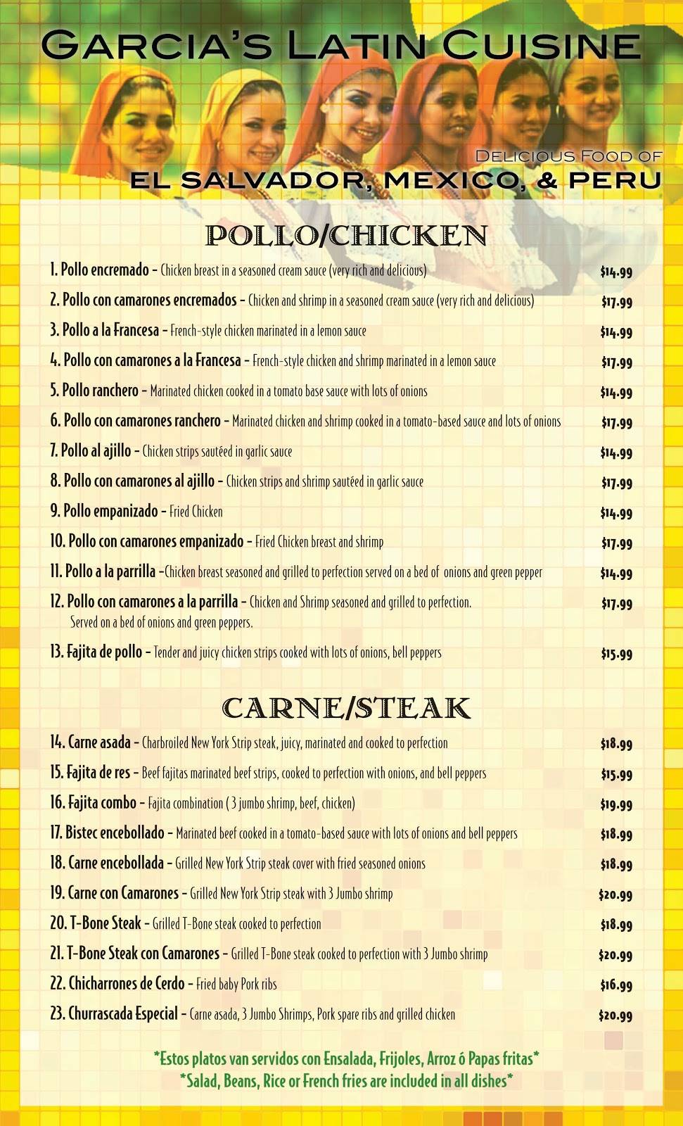 Garcia’s Latin Cuisine | restaurant | 8407 Boulevard 26, North Richland Hills, TX 76180, USA | 8175764333 OR +1 817-576-4333