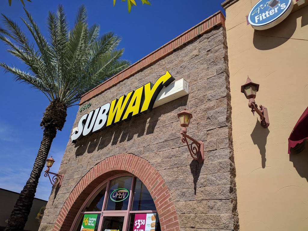 Subway | restaurant | 4810 E Ray Rd #1, Phoenix, AZ 85044, USA | 4804969177 OR +1 480-496-9177