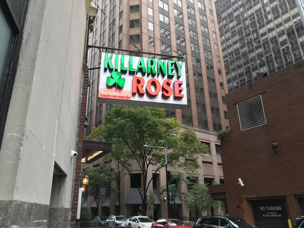 Killarney Rose | restaurant | 127 Pearl St, New York, NY 10005, USA | 2124221486 OR +1 212-422-1486