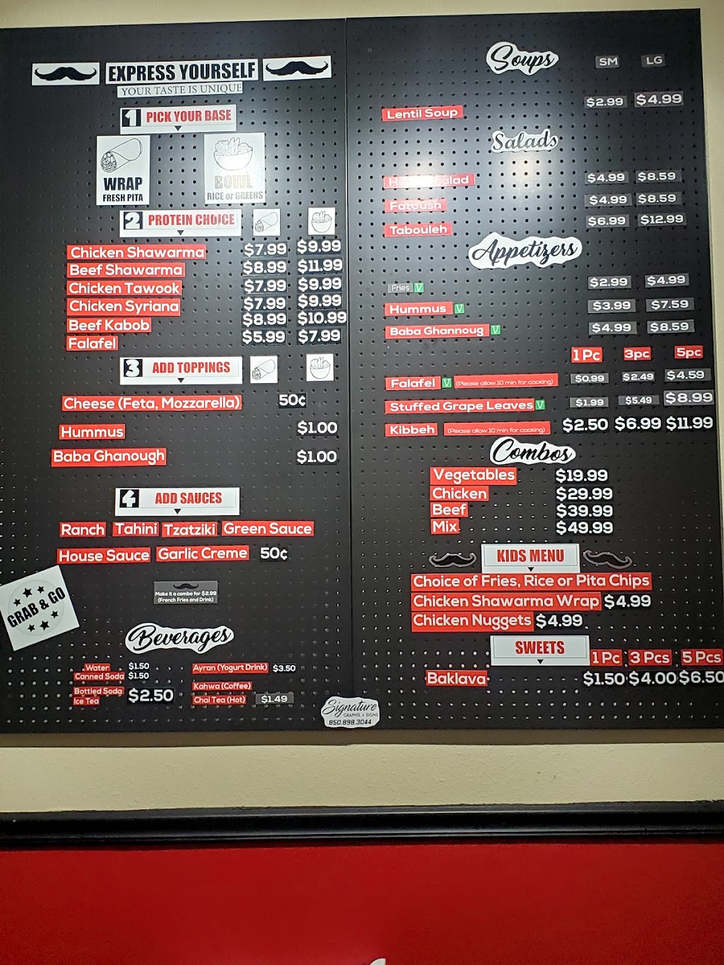 Mr. Shawarma | restaurant | 6215c N 9th Ave, Pensacola, FL 32504, USA | 8508579119 OR +1 850-857-9119