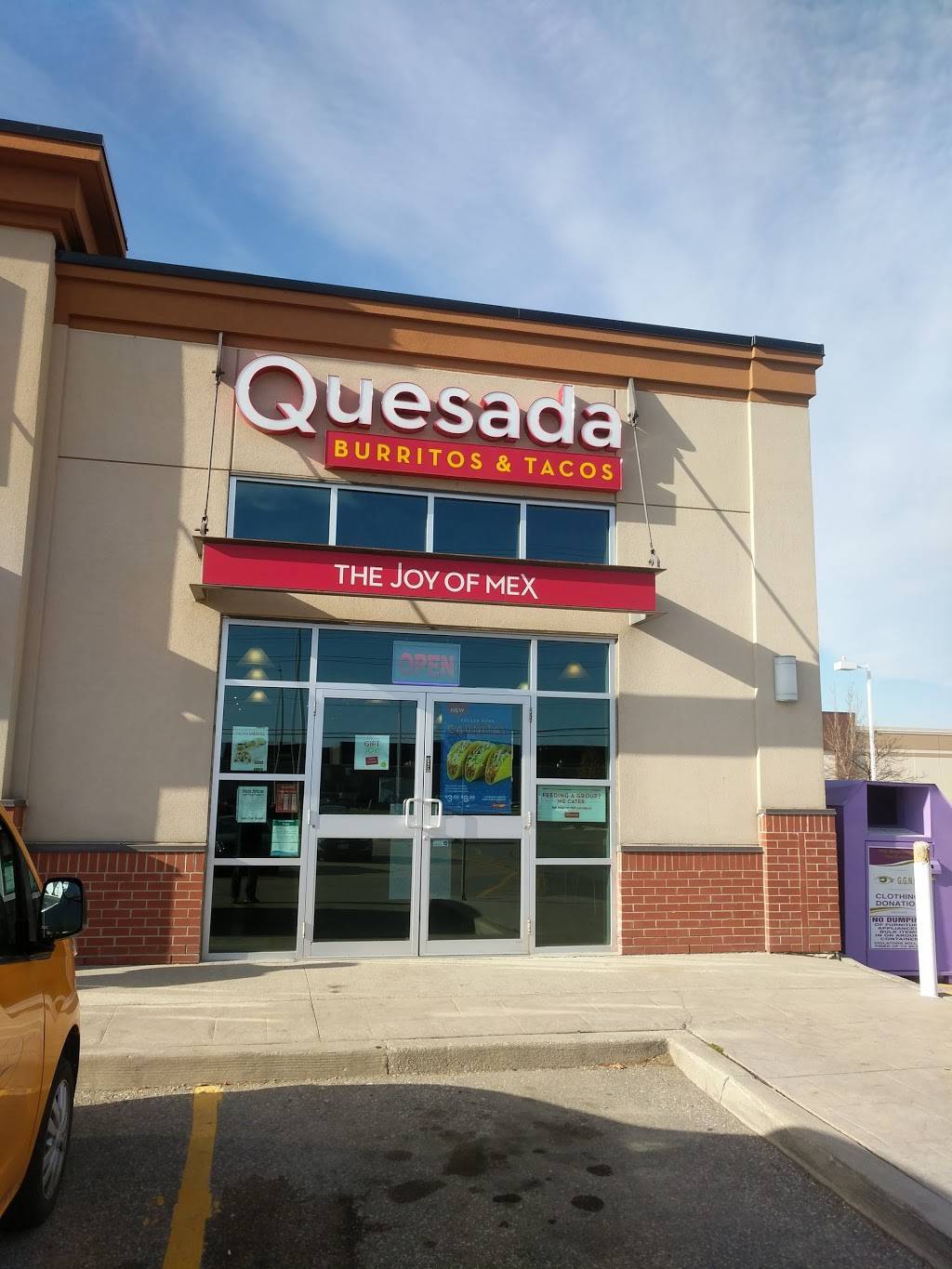 Quesada Burritos & Tacos | restaurant | 5067 Dixie Rd, Mississauga, ON L4W 5S6, Canada | 9052129700 OR +1 905-212-9700