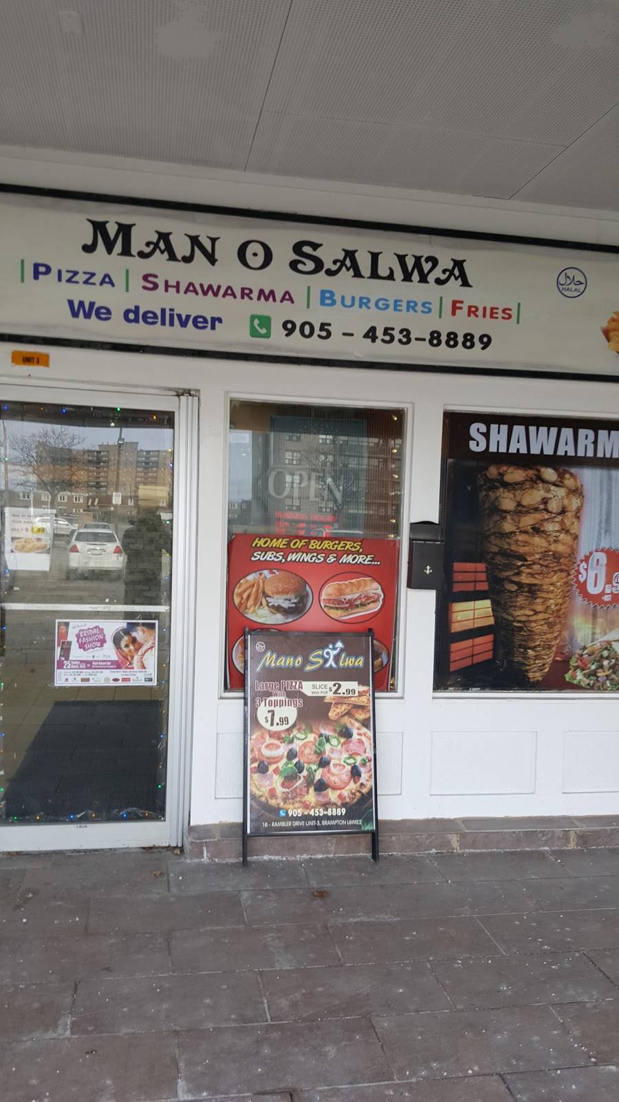 MAN OSALWA Foods- Pizza -Burgers -Shawarma- Pakistani / Indian  | restaurant | 18 Rambler Dr, Brampton, ON L6W 1E2, Canada | 9054538889 OR +1 905-453-8889