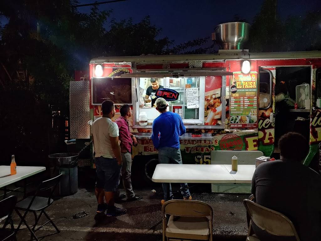 Taqueria El Paisa Food Truck | restaurant | 1243-1299 SW 37th Ave, Fort Lauderdale, FL 33312, USA | 9546818482 OR +1 954-681-8482