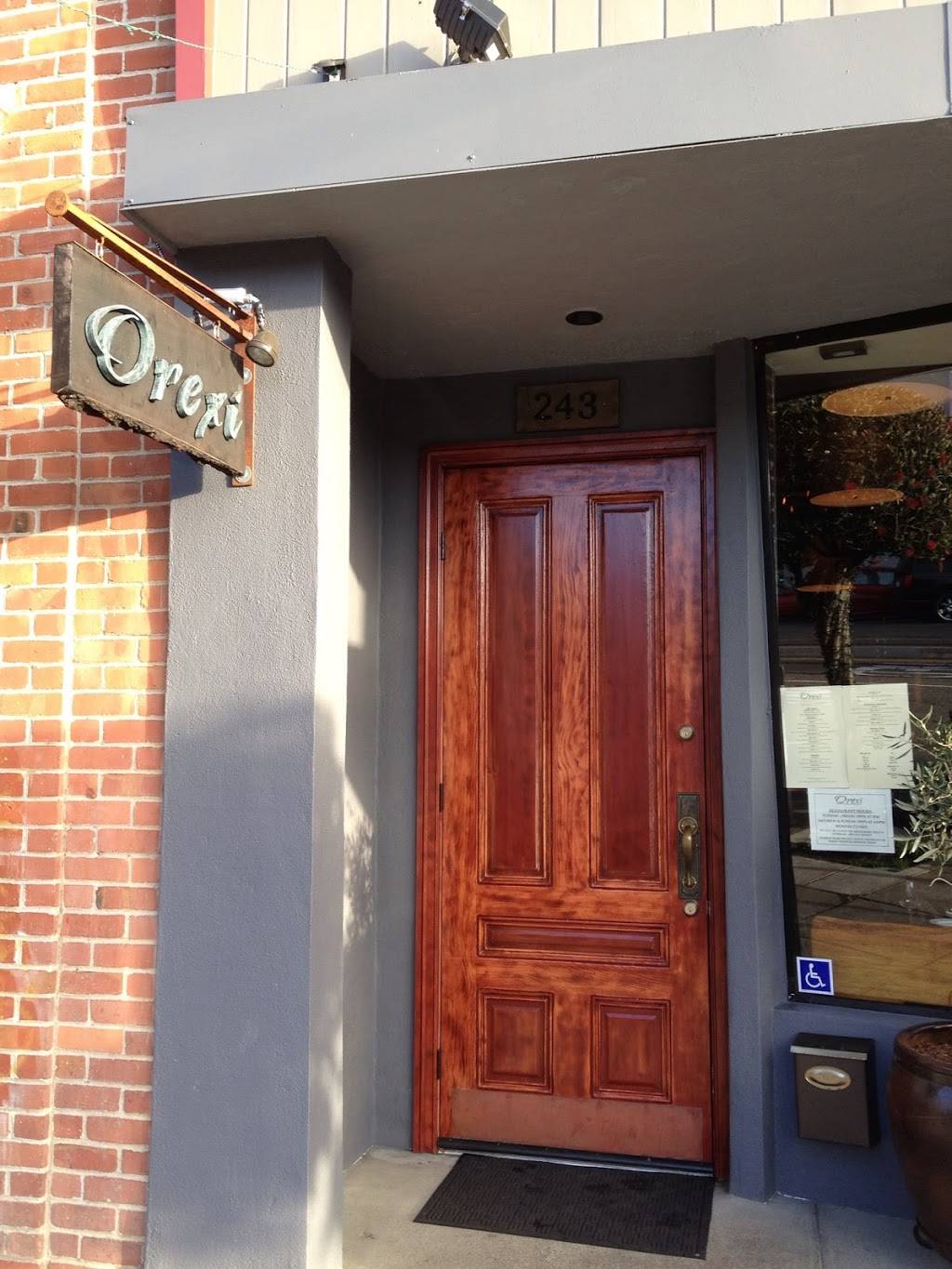 Orexi Restaurant | restaurant | 243 W Portal Ave, San Francisco, CA 94127, USA | 4156646739 OR +1 415-664-6739