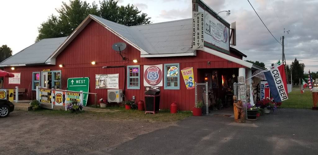 Route 63 Saloon, Pizza & Antiques | meal takeaway | W3074 US Hwy 63, Springbrook, WI 54875, USA | 7157662244 OR +1 715-766-2244