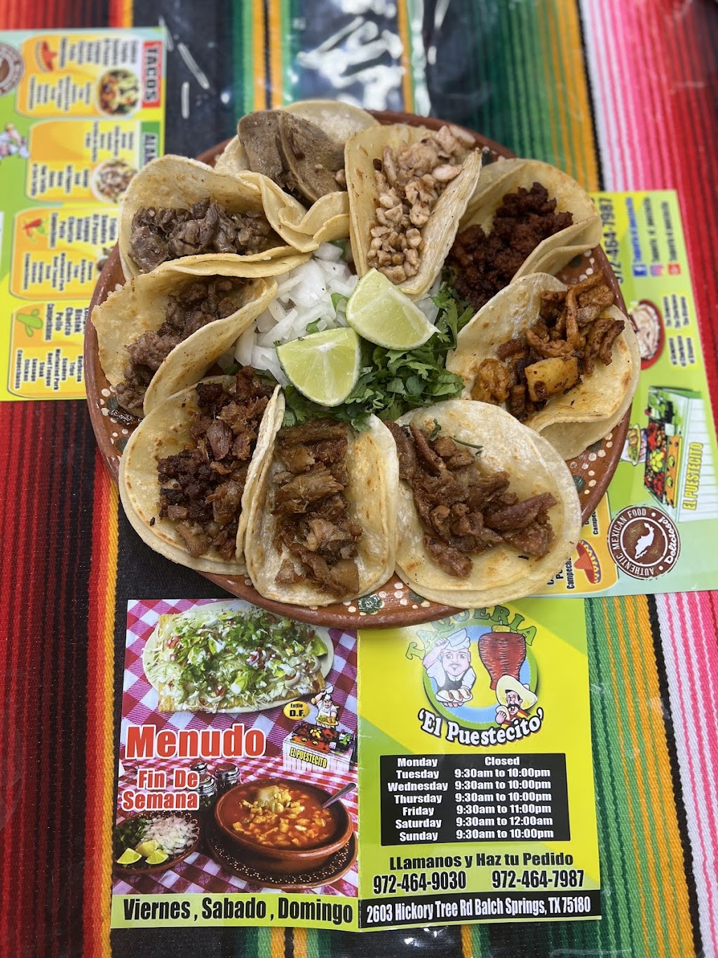 Taqueria el Puestecito | restaurant | 2603 Hickory Tree Rd, Balch Springs, TX 75180, USA | 9724649030 OR +1 972-464-9030