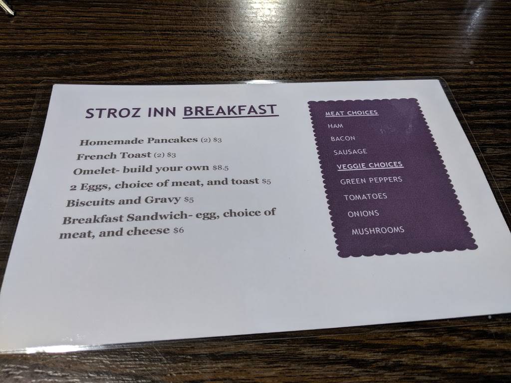 Stroz Inn | restaurant | 501 State St, Hollandale, WI 53544, USA | 6089672337 OR +1 608-967-2337