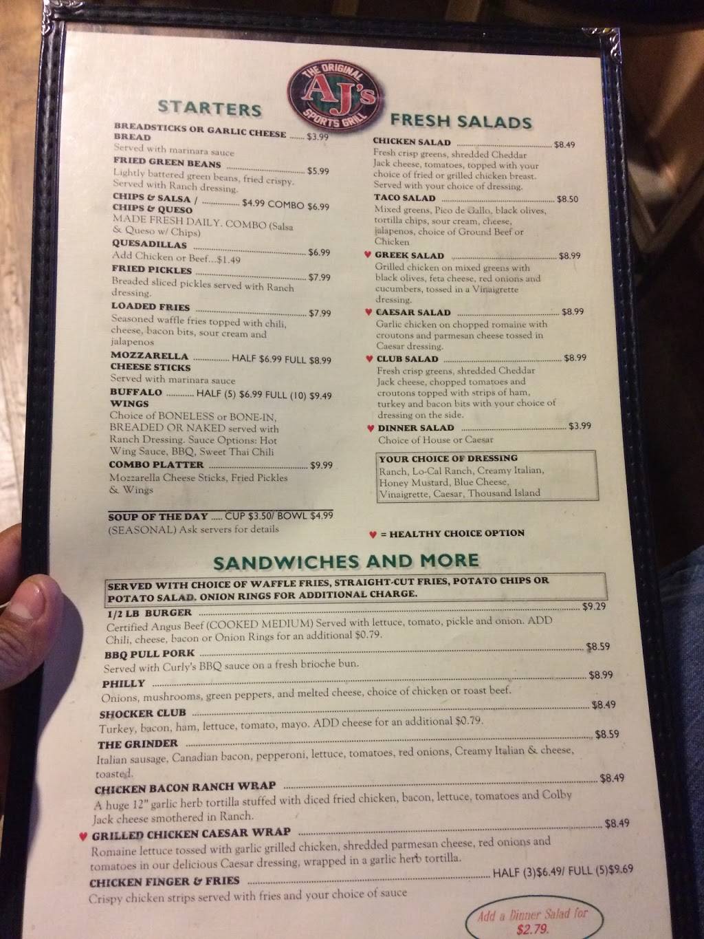 AJs at The Alley Hutchinson | restaurant | 1221 E 23rd Ave, Hutchinson, KS 67501, USA | 6202598771 OR +1 620-259-8771