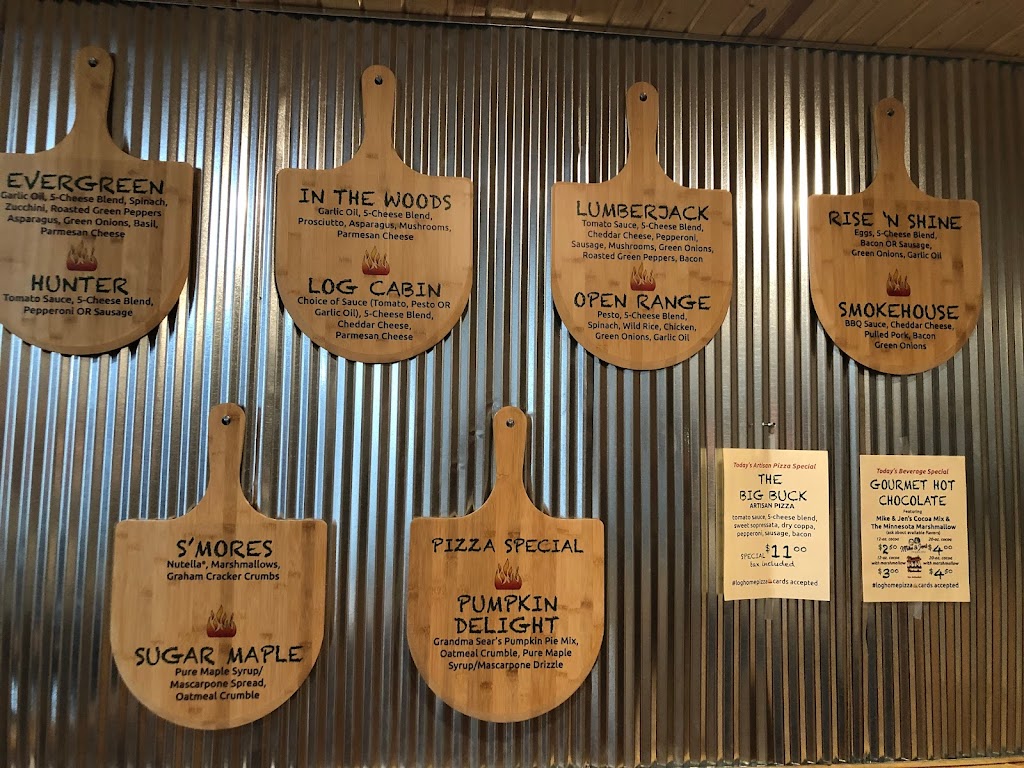 Log Home Wood Fired Pizza | restaurant | 242 MN-210, McGregor, MN 55760, USA | 2187687992 OR +1 218-768-7992