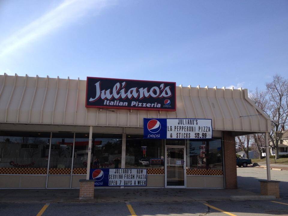 Julianos Italian Pizzeria | meal delivery | 121 W Broadway, Derry, NH 03038, USA | 6034257585 OR +1 603-425-7585