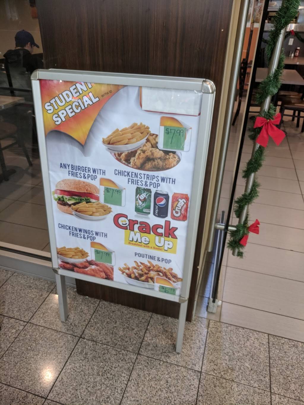 Crack Me Up | restaurant | 2 King St W Unit 205, Hamilton, ON L8P 1A1, Canada | 9055295838 OR +1 905-529-5838