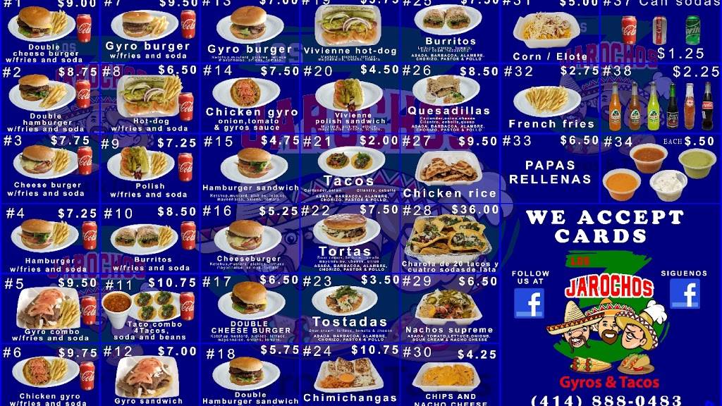 Los Tres Jarochos Gyros & Tacos LLC | restaurant | 5502 W Center St, Milwaukee, WI 53210, USA | 4148880483 OR +1 414-888-0483