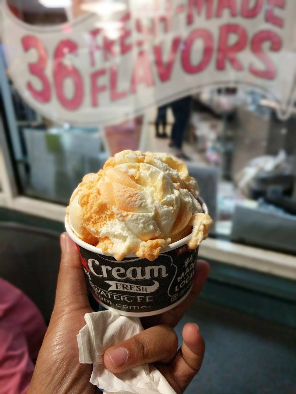 Ice & Cream Creamery | restaurant | 453 S Gulfview Blvd, Clearwater, FL 33767, USA | 7272868106 OR +1 727-286-8106