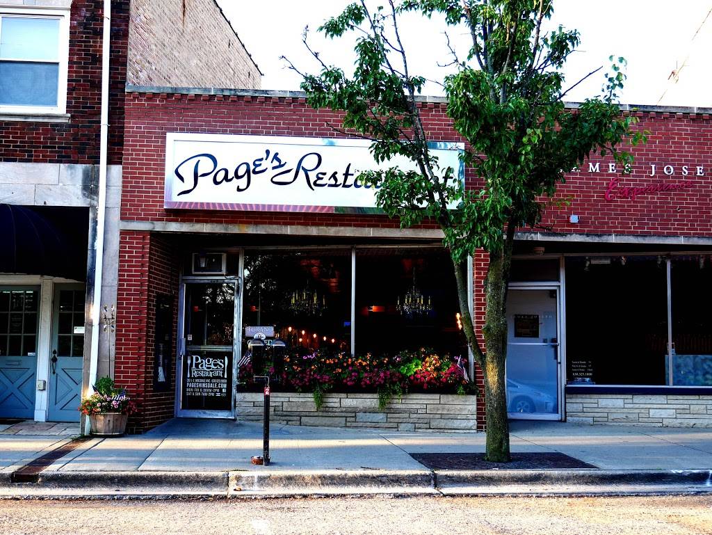 Pages Restaurant | restaurant | 26 1/2 E Hinsdale Ave, Hinsdale, IL 60521, USA | 6303239058 OR +1 630-323-9058