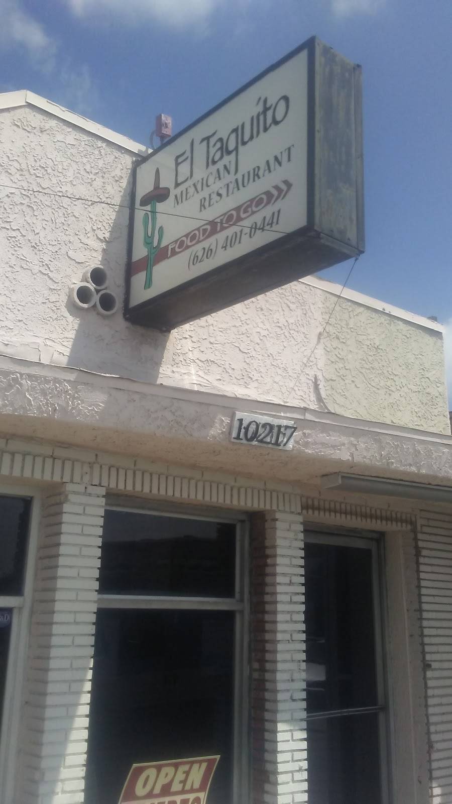 El Taquito | restaurant | 10217 Valley Blvd, El Monte, CA 91731, USA | 6264010441 OR +1 626-401-0441